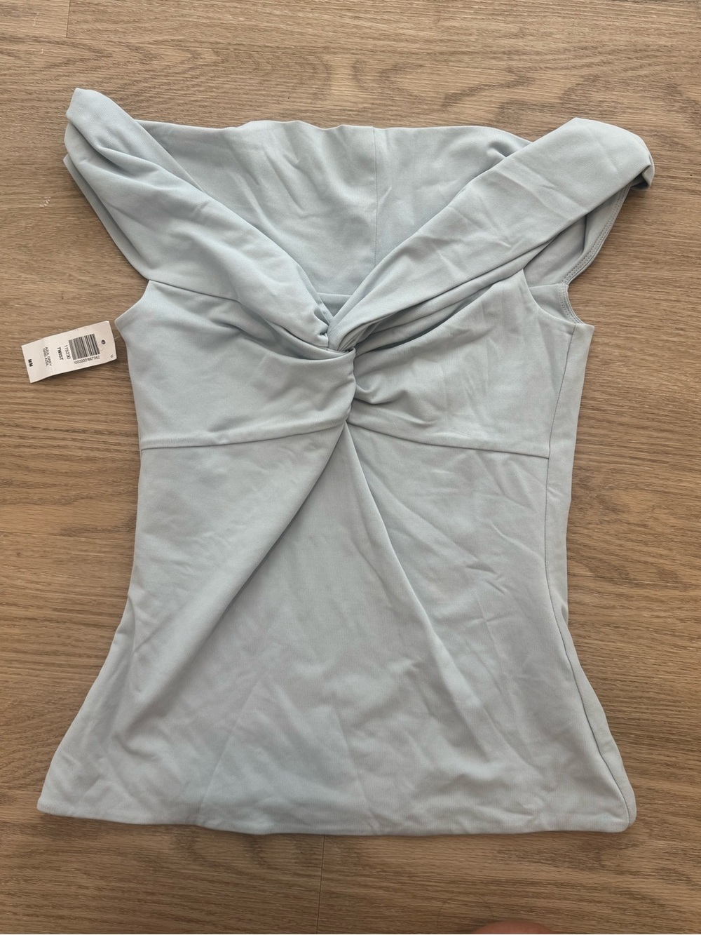 Aritzia Light Blue Twist-Front Camisole